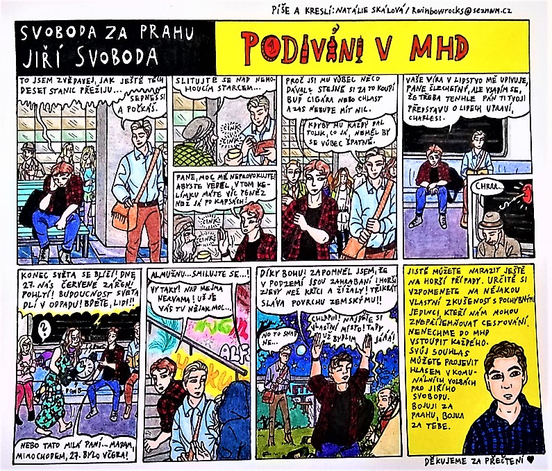 komiks - díl č. 1 - PODIVÍNI V MHD