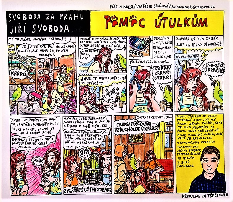 komiks - díl č. 4 - POMOC ÚTULKŮM